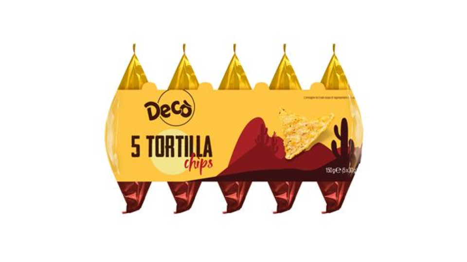 DECO TORTILLA CHIPS MTK 5X30G