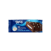 Decò 10 Merendine al cacao decorate e farcite con crema al latte