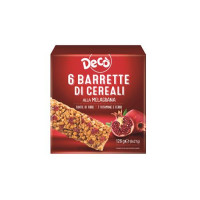 Decò barrette cereali e melagrana x6 126gr