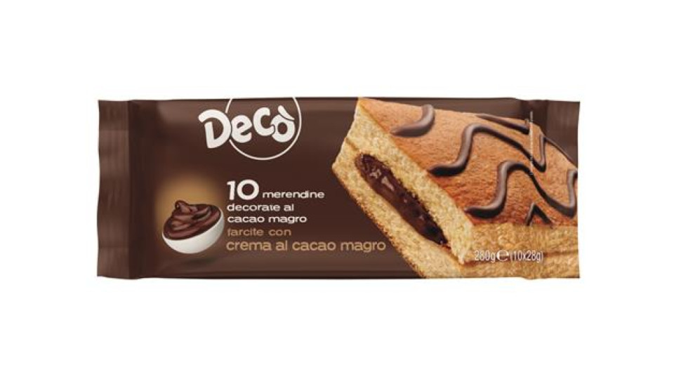 Decò merendine al cacao
