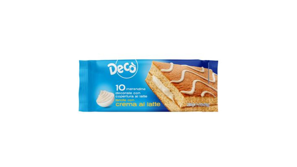 Decò merendine al latte