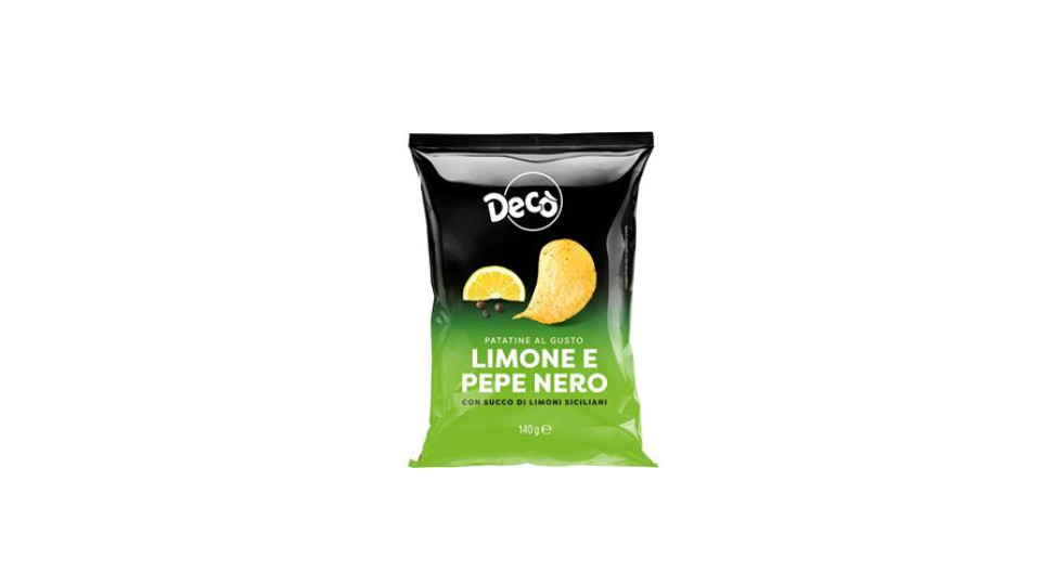 Decò patatine limone e pepe