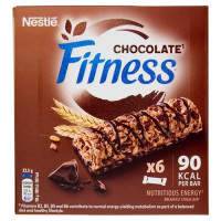 FITNESS Cioccolato Barrette di cereali con frumento, avena integrale e cioccolato 6 pezzi da 23,5g