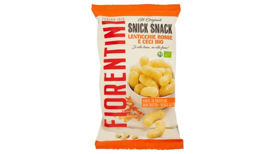 Fiorentini gli Originali Snick Snack Lenticchie Rosse e Ceci Bio 45 g