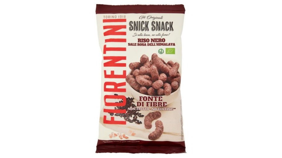Fiorentini gli Originali Snick Snack Riso Nero Sale Rosa dell'Himalaya 45 g