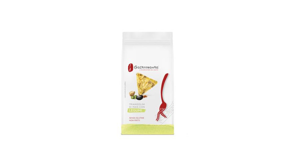 GASTRONAUTA TRIANGOLI DI MAIS CON LEGUMI 70g&nbsp;&nbsp;&nbsp;&nbsp;