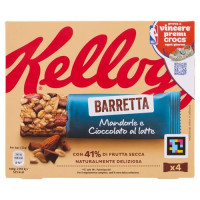 Kellogg's Barretta Mandorle e Cioccolato al latte 4 x 32 g