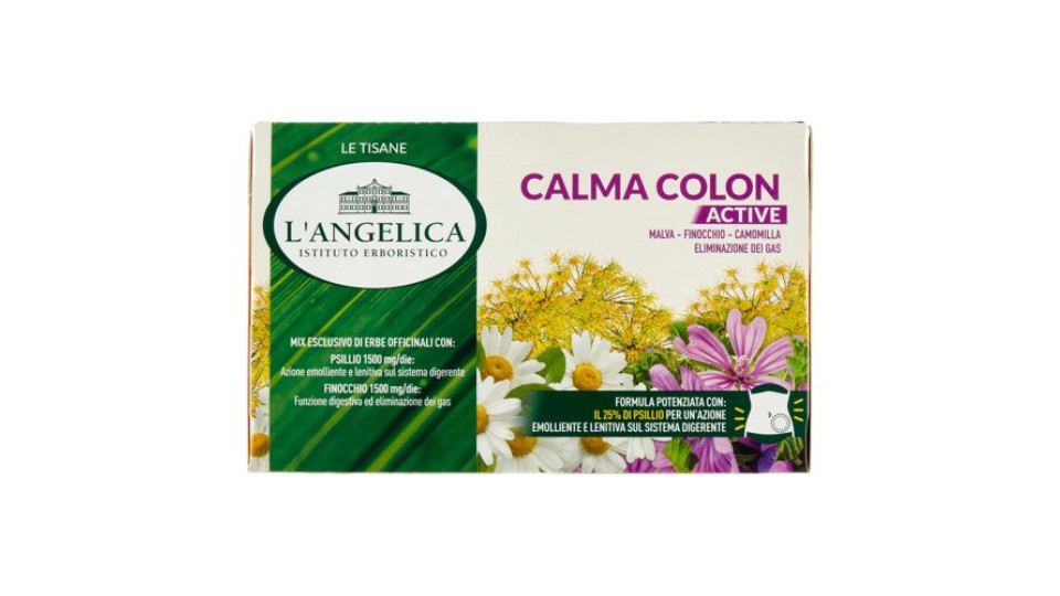 L'Angelica Le Tisane Calma Colon Active 18 Filtri 34,2 g