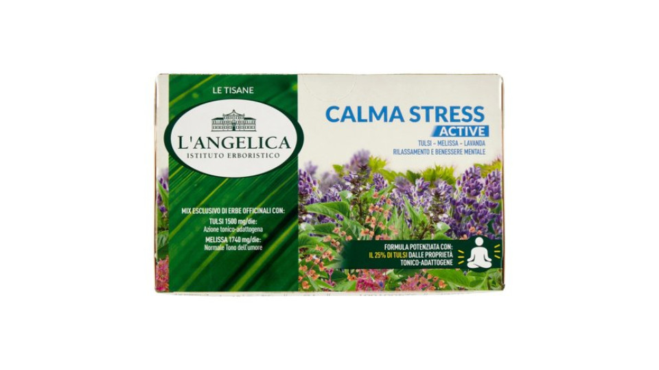 L'Angelica Le Tisane Calma Stress Active 18 Filtri 34,2 g