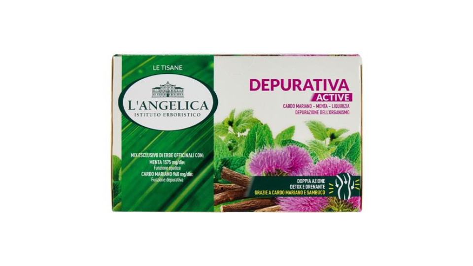 L'Angelica Le Tisane Depurativa Active 18 Filtri 36 g