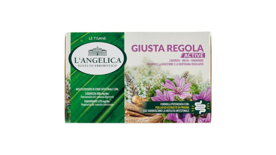 L'Angelica Le Tisane Giusta Regola Active 18 Filtri 36.0 g