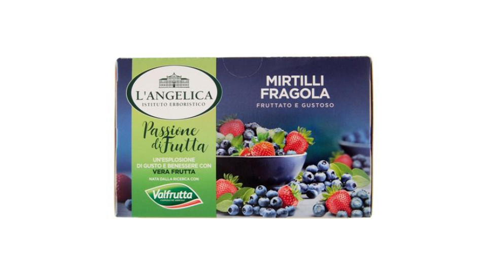 L'Angelica Passione di Frutta Mirtilli Fragola 15 Filtri 28.5 g
