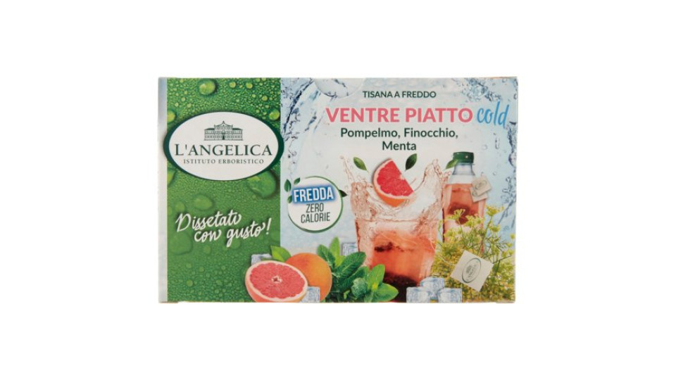 L'Angelica Tisana a Freddo Ventre Piatto cold 18 Filtri 36 g