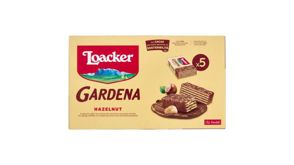 LOACKER WAFER HAZELNUT 5X38GR