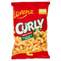 Lorenz Curly Peanut Classic Snack di Mais ricoperto di Arachidi 60 g
