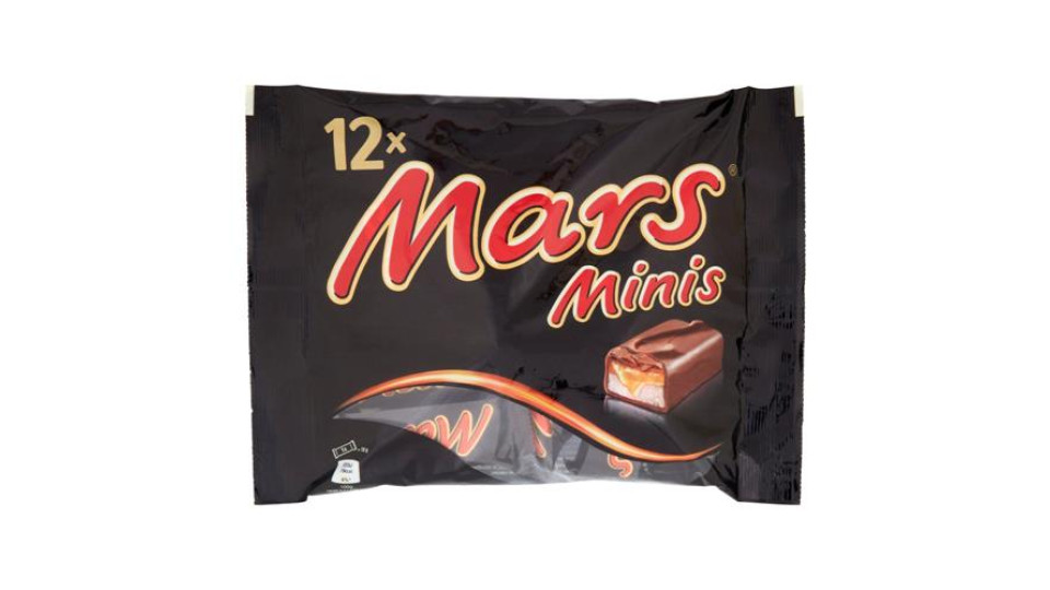Mars Minis Barrette Snack con Caramello Ricoperte al Cioccolato 227 g