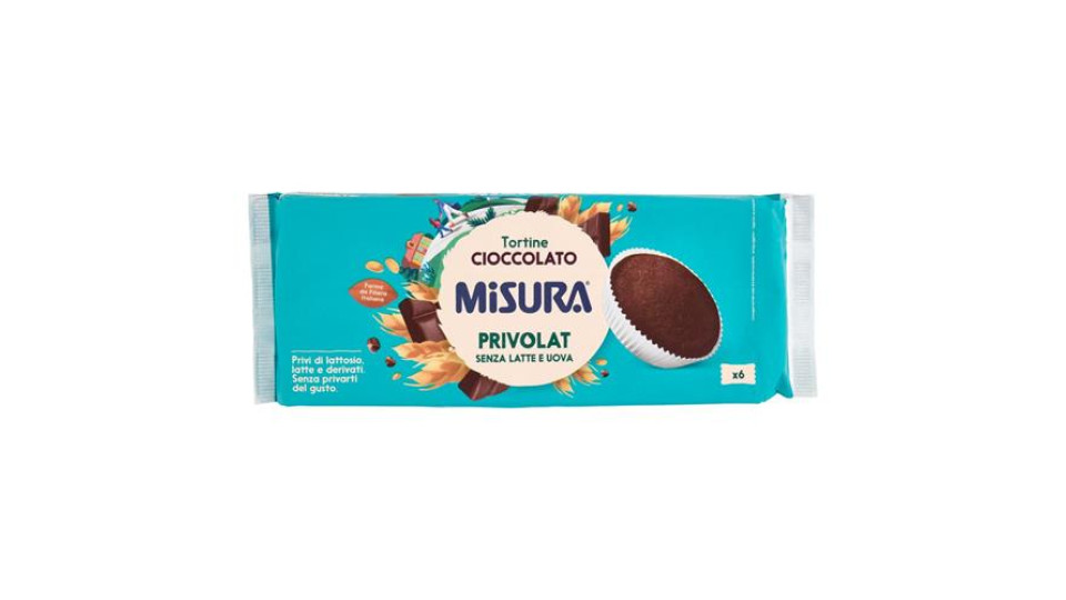 Misura Privolat 6 Tortine al Cioccolato 240 g