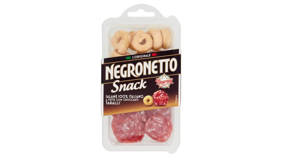 Negroni Negronetto Snack Salame a Fette con Taralli 80 g
