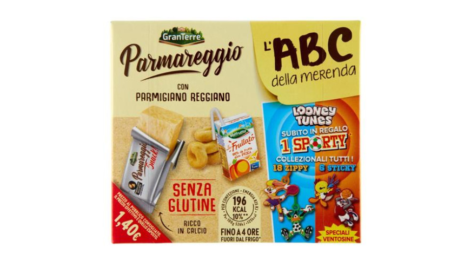 Parmareggio l'ABC della merenda con Parmigiano Reggiano e Taralli Senza Glutine