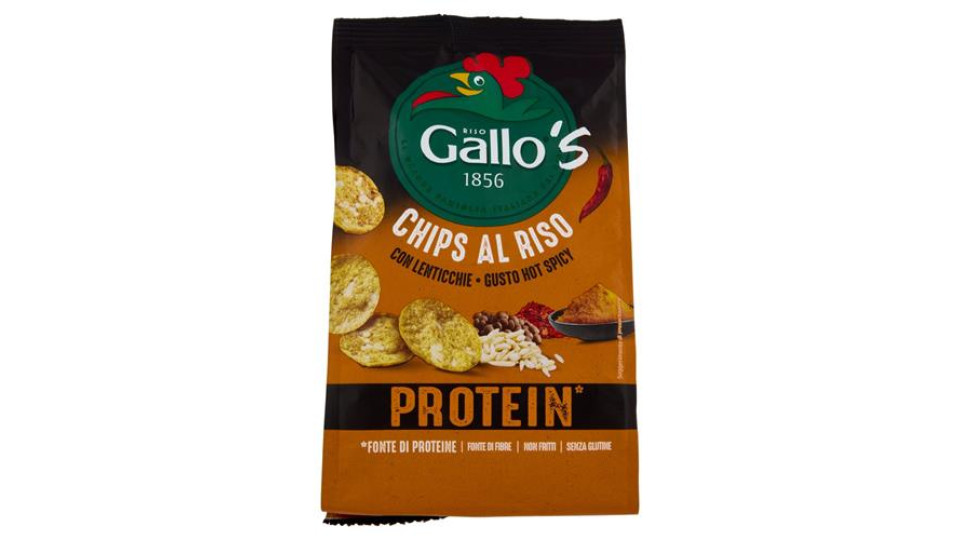 RISO GALLO CHIPS PROTEIN 40GR