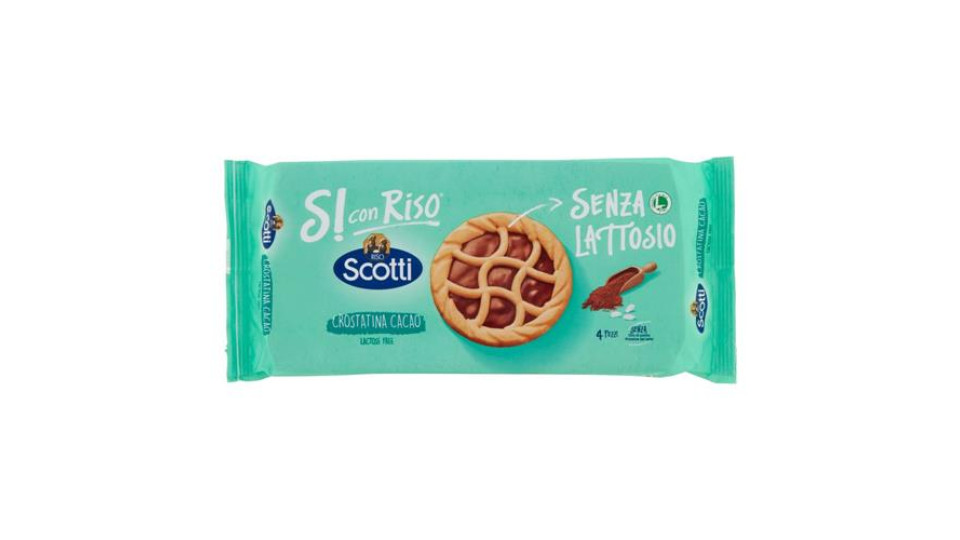 Riso Scotti Si con Riso Senza Lattosio Crostatina Cacao 4 x 36 g