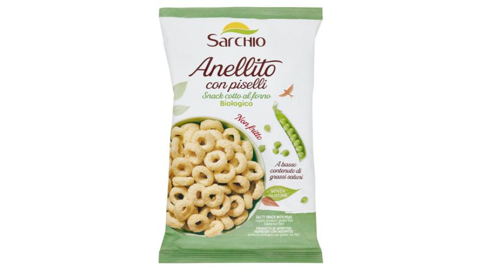 Sarchio Anellito con piselli Biologico 45 g