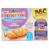 Teneroni l'ABC della merenda Morbida Brioche con Salame Gran Magro 170 g