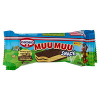 cameo Muu Muu Snack Farcitura gusto vaniglia con goloso ripieno al cioccolato 4 x 28 g