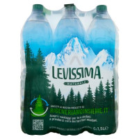 LEVISSIMA, Acqua Naturale R-PET 25% 6 x 1,5 L