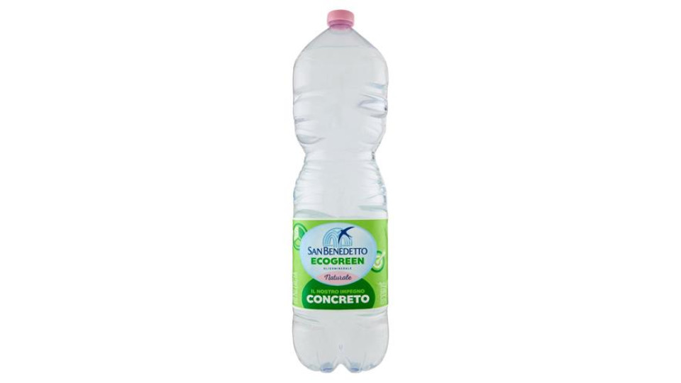 San Benedetto Acqua Minerale Fonte Primavera Ecogreen Naturale 2 L