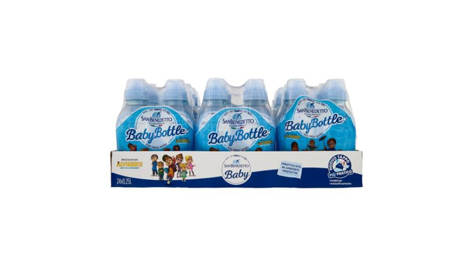 San Benedetto Baby Bottle Naturale P&P vassoio 6 x 4 x 0,25 L