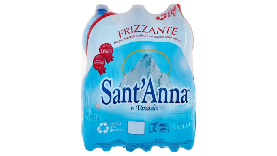 Sant'Anna di Vinadio Frizzante 6 x 1,5 L