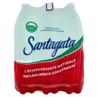 Santagata Acqua Minerale Naturale Effervescente Naturale 6 x 1,5 L