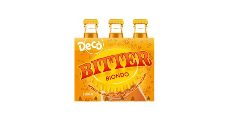DECO BITTER BIONDO 6X100ML