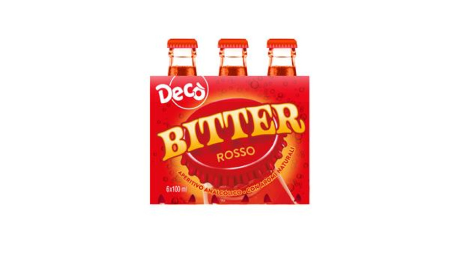 DECO BITTER ROSSO 6X100ML