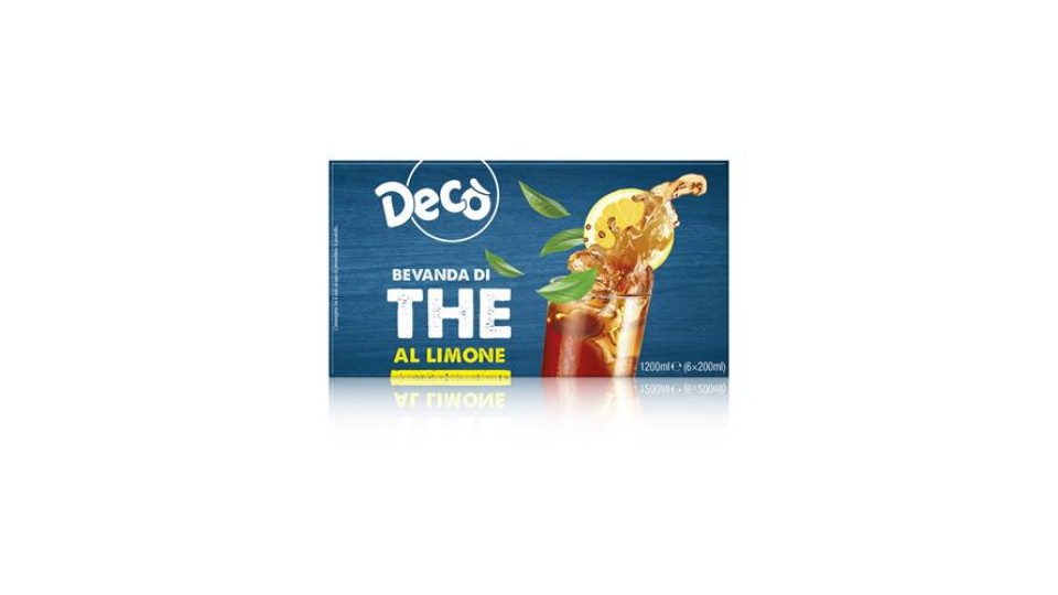 DECO TE LIMONE BRICK 6X200ML