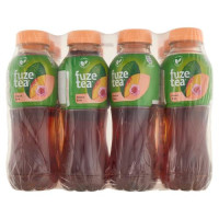 FUZE TEA, Tè Nero Pesca con una nota di Rosa PET 12 x 400 ml
