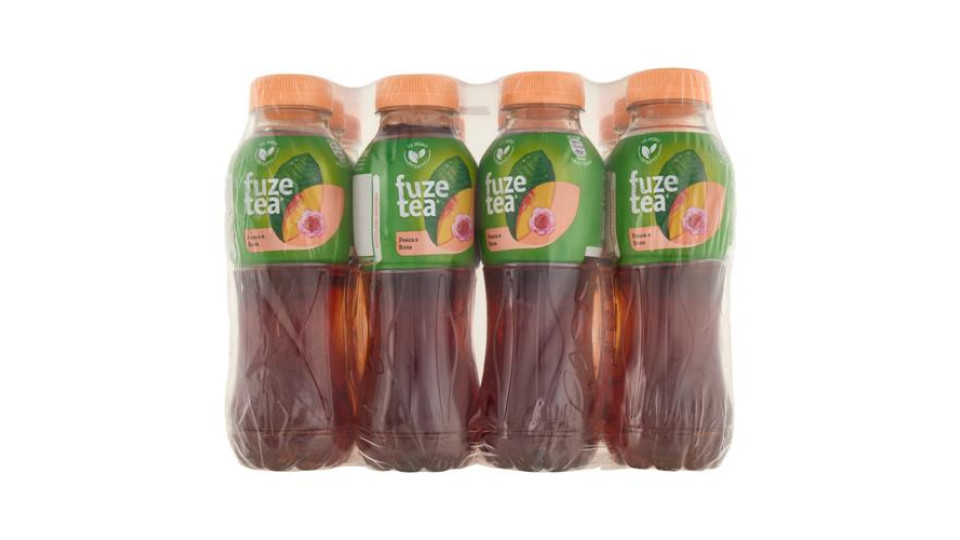 FUZE TEA, Tè Nero Pesca con una nota di Rosa PET 12 x 400 ml