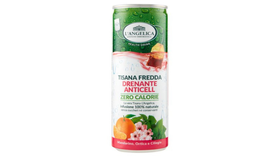 L'Angelica Health Drink Tisana Fredda Drenante Anticell Zero Calorie 240 ml
