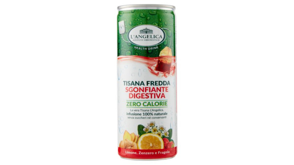 L'Angelica Health Drink Tisana Fredda Sgonfiante Digestiva Zero Calorie 240 ml