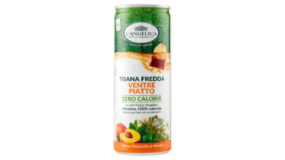 L'Angelica Health Drink Tisana Fredda Ventre Piatto Zero Calorie 240 ml