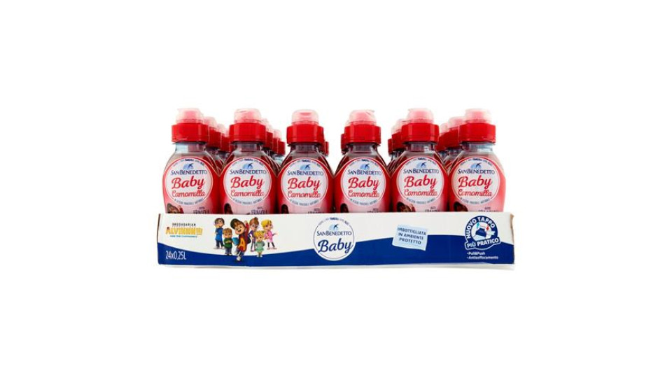 San Benedetto Baby Camomilla fragola P&P vassoio 24 x 0,25 L