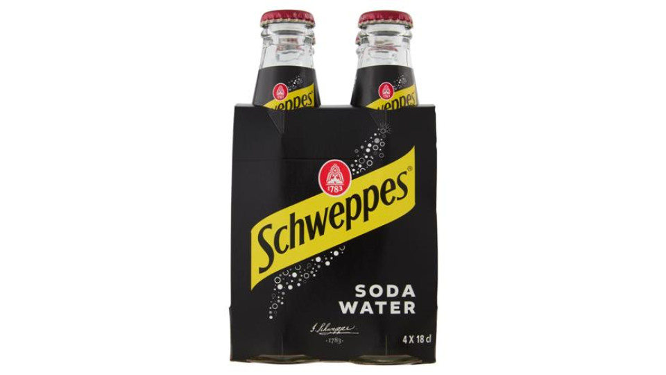 Schweppes Soda 0,18 L ow x 4