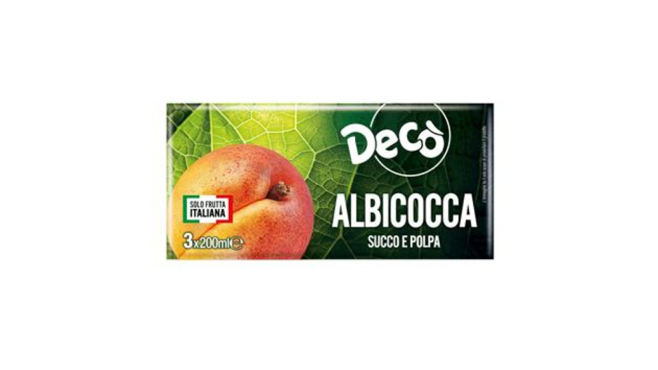 Succo Di Frutta Albicocca Ml 200 X3