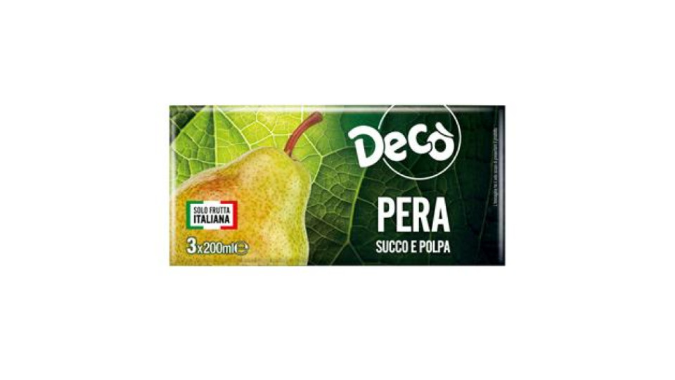 Succo Di Frutta Pera Ml 200 X3