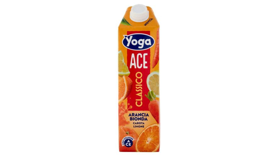 Yoga ACE Classico Arancia Bionda Carota Limone con Vitamine 1000 ml