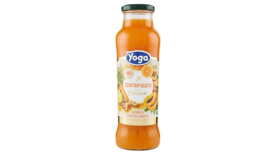 Yoga il Centrifugato con Curcuma Arancia Papaya Carota 680 ml