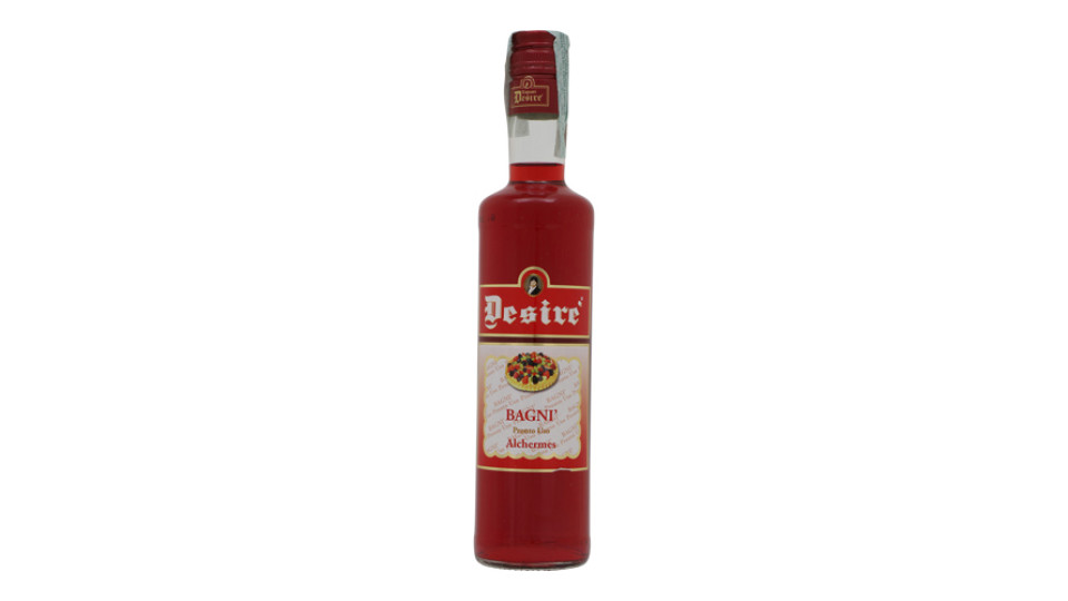 Desirè Bagnì Alchermes Liquore Per Dolci Cl 50