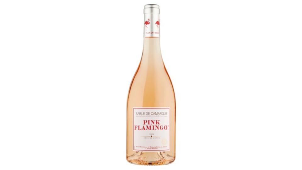 Pink Flamingo Sable de Camargue IGP Tête de Cuvée Gris 750 ml