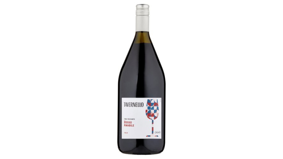 Tavernello Rosso Amabile Vino Frizzante 1,5 L